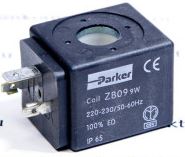 Катушка электромагнитного клапана ZB09, 230 В AC, 9 Вт, Parker