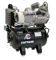 Компрессор стоматологический Cattani AC200 на 2 установки, 2-х цилиндровый, с осушителем, без кожуха