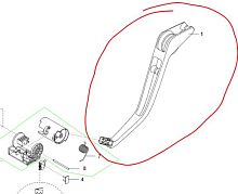 Рычаг инструмента Cefla (Rod unit)