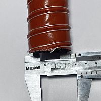 Шланг термостойкий до 250°C d=38 мм (оранжевый)