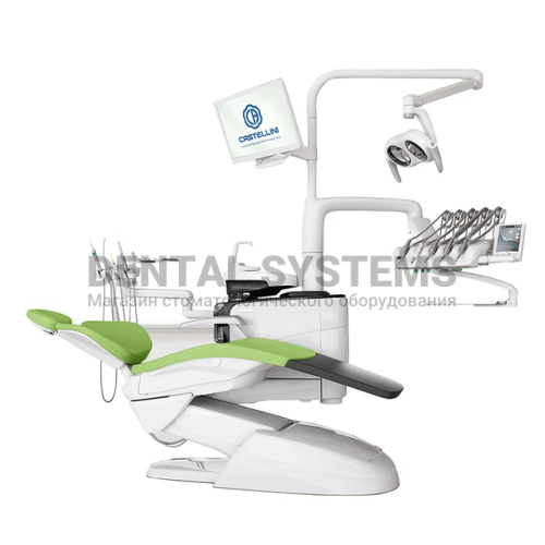 Castellini SKEMA 8 - стоматологическая установка c верхней подачей (Италия) Castellini SKEMA 8 - стоматологическая установка c верхней подачей (Италия)