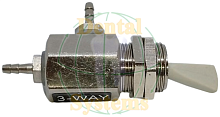 3-ходовой клапан с возвратным механизмом, (3-Way Momentary Toggle Valve)