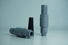 Разъем цилиндрический, пластиковый, 5 pin, для кабеля физиодиспенсера W&H